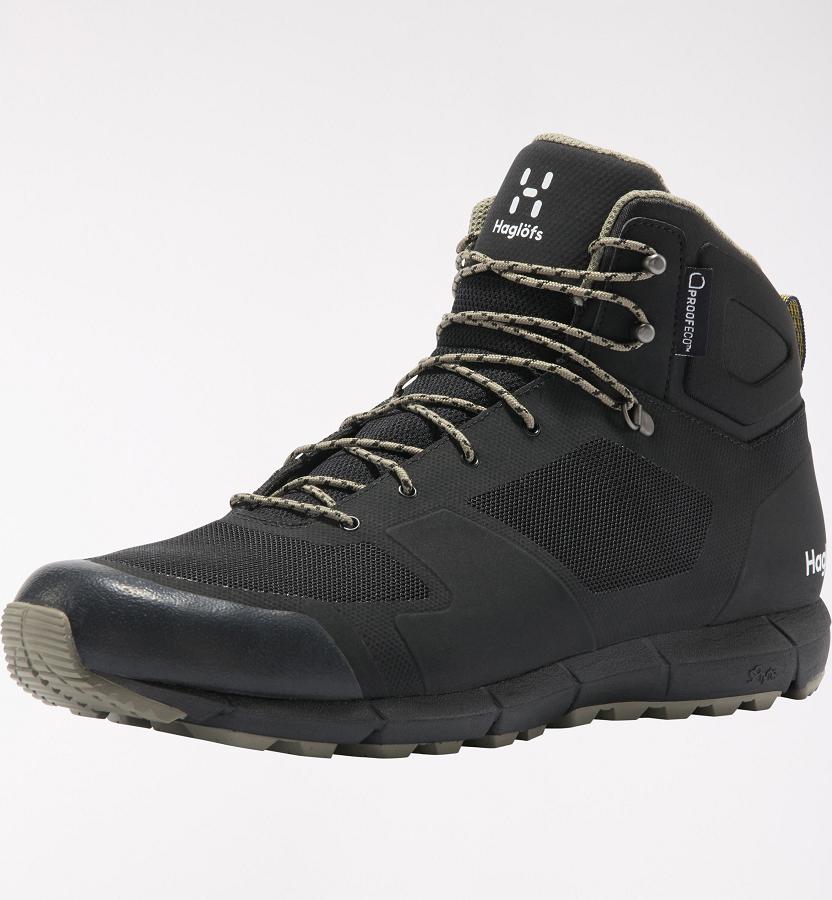 Haglöfs Mens L.I.M Mid Proof Eco Hiking Boots Black New Zealand 26178NWUA